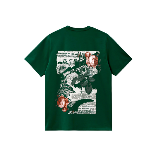 Flovva Olive Green Solid Print Unisex Oversized Tshirt