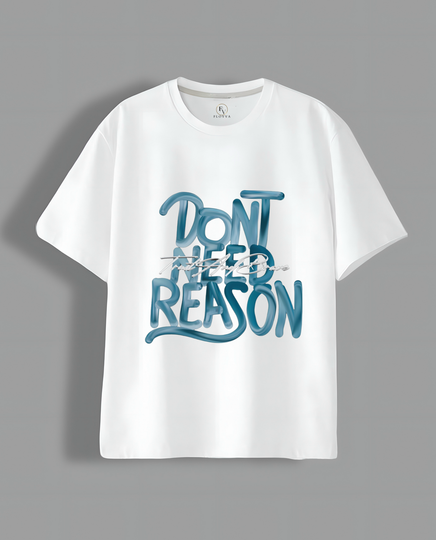 Flovva White Unisex Oversized Tshirt